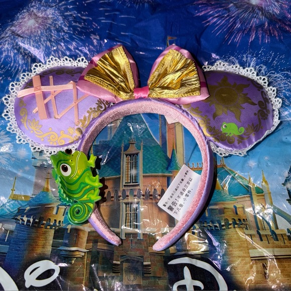 Disney Parks Rapunzel Minnie Ear Headband nwt